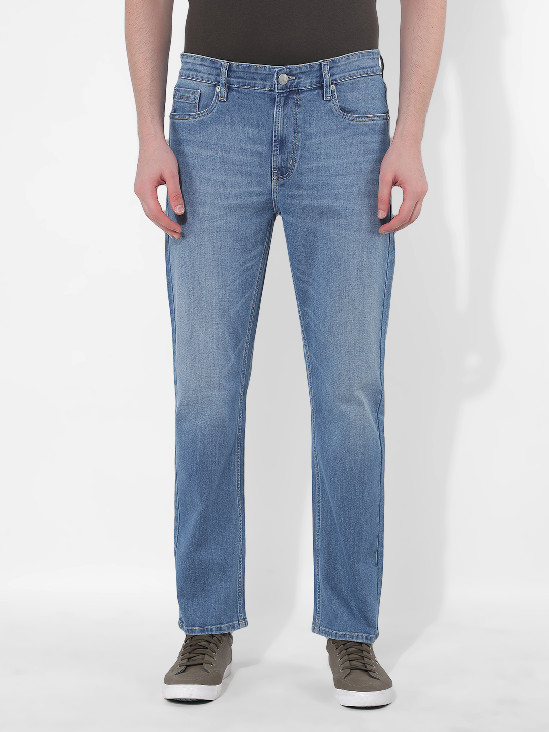 Numero Uno Men Faded Blue Jeans